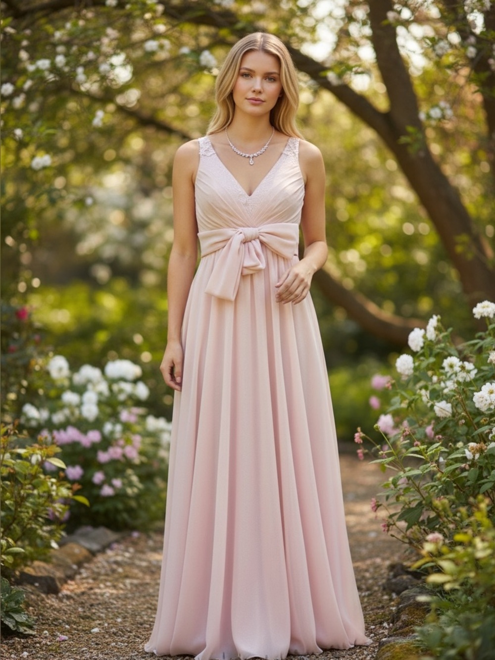 Blush Pink Maxi Gown